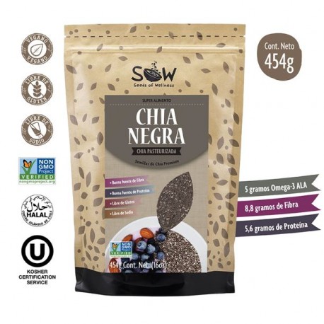 CHIA NEGRA SOW - 454 GRS