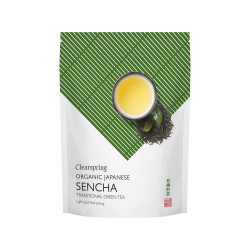Organic sencha green tea - loose 90 gramos Marca Clearspring