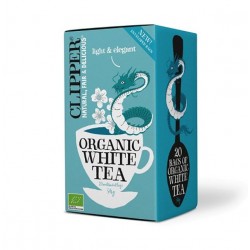 White tea 20 bags Marca Clipper