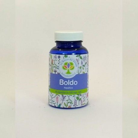 Boldo capsulas medicinales 60 unidades de 185 miligramos Marca La Botica del Alma