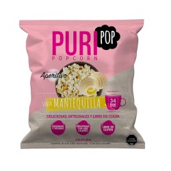 Puripop sabor mantequilla 40 gramos Marca Puripop