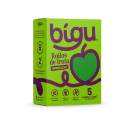 Yico manzana caja 5 unidades 125 gramos Marca Bigu snacks