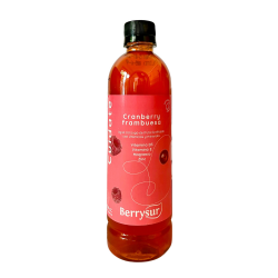 Agua fortificada cranberry frambuesa 500 cc Marca Berrysur